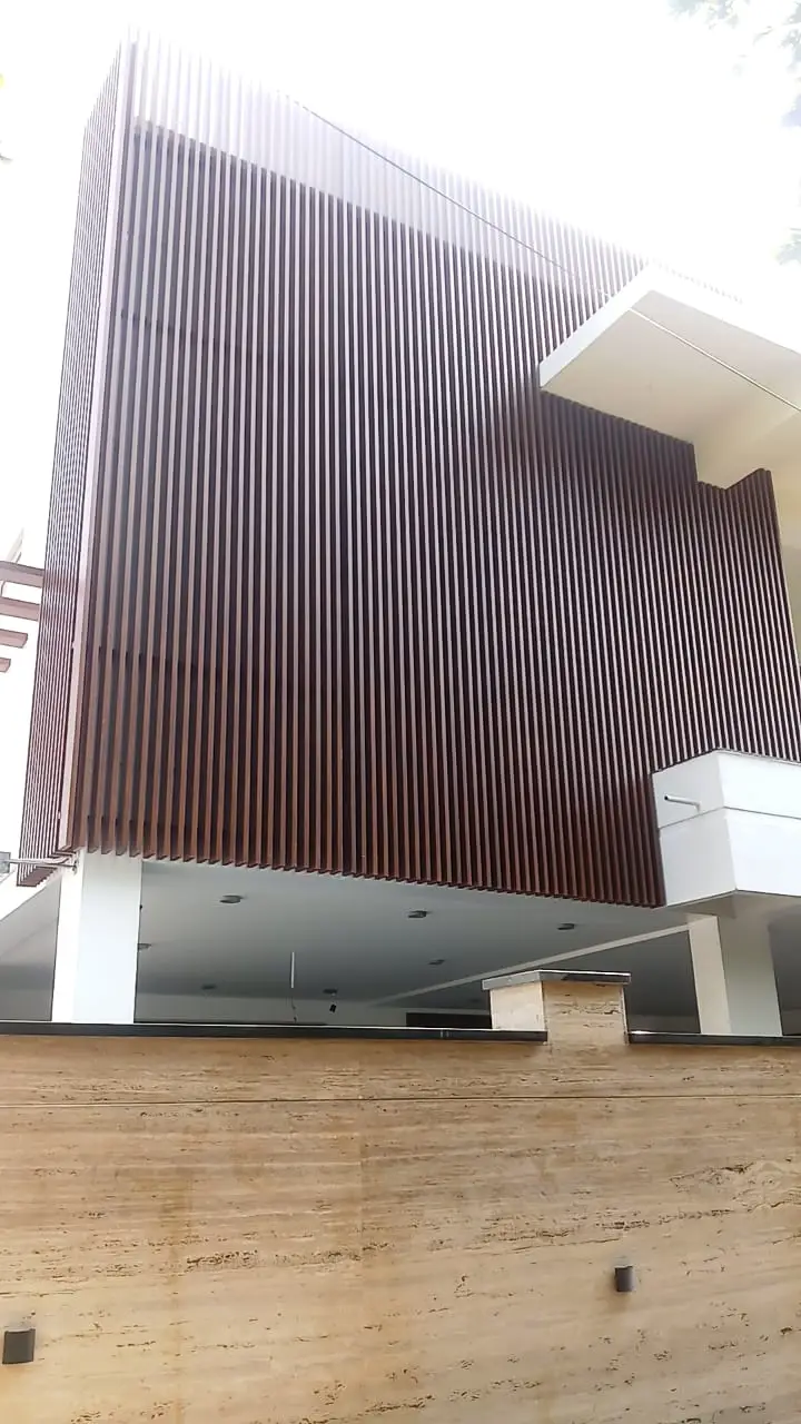 Louvers installation by viswam interiors in tirunelveli