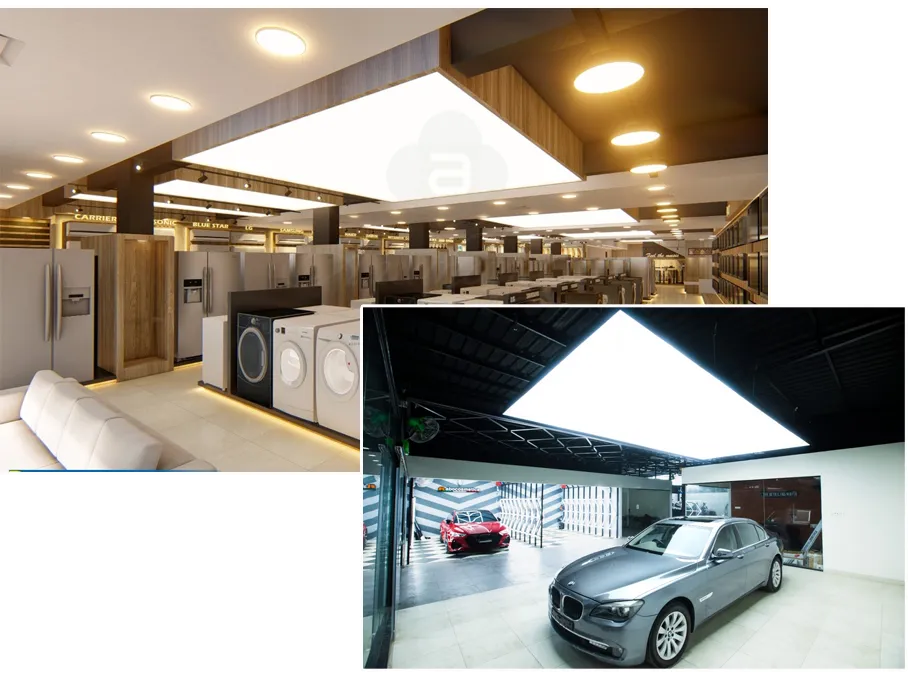 Translucent stretch ceiling in Tirunelveli